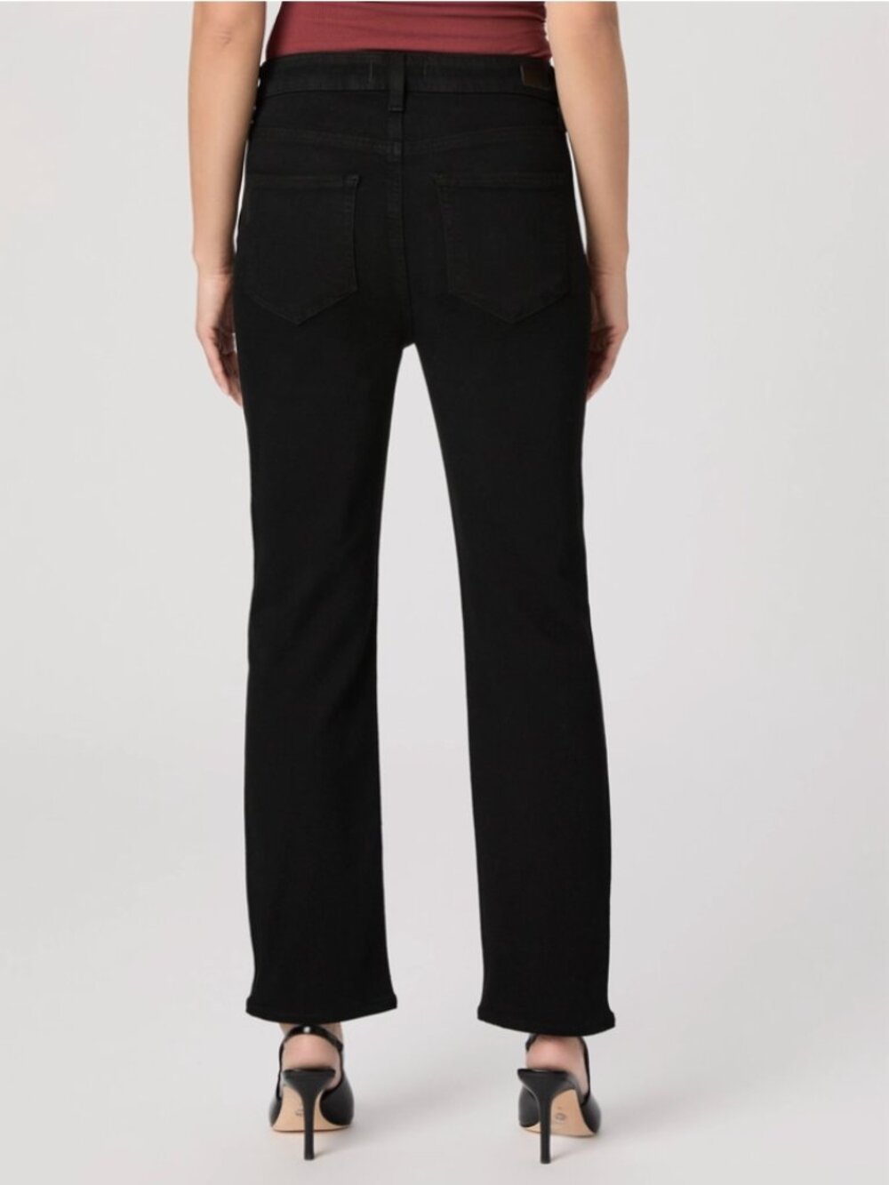 Paige Cindy Slim Jeans in Dark Magnet (Black) - Size 26 - Picture 4 of 16